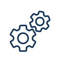 Gear machine Isolated Icon
